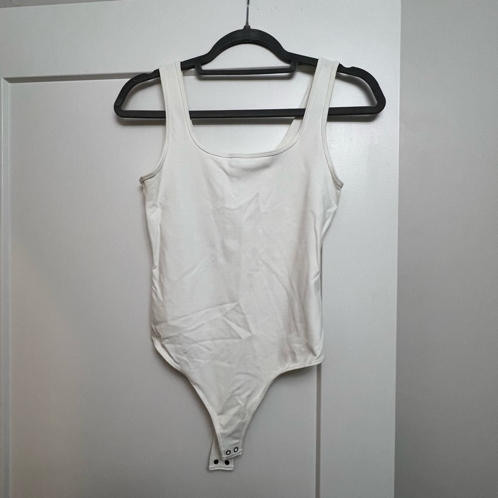 White Abercrombie Bodysuit